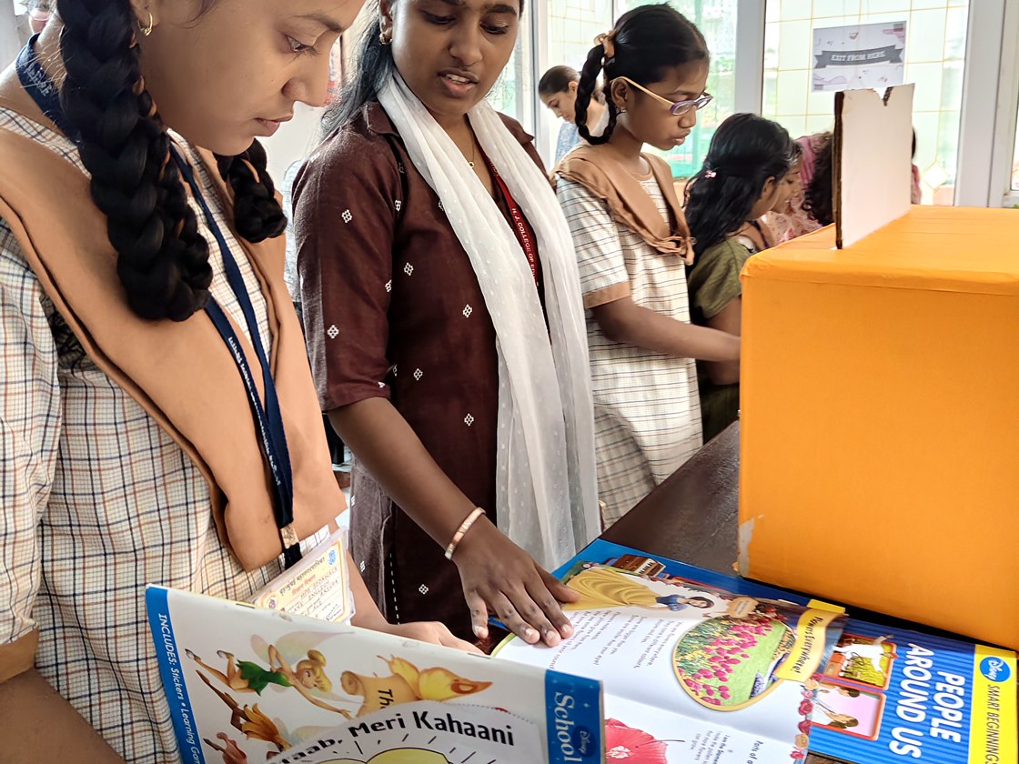 Children in a recent activity at the Touching Lives Learning Center